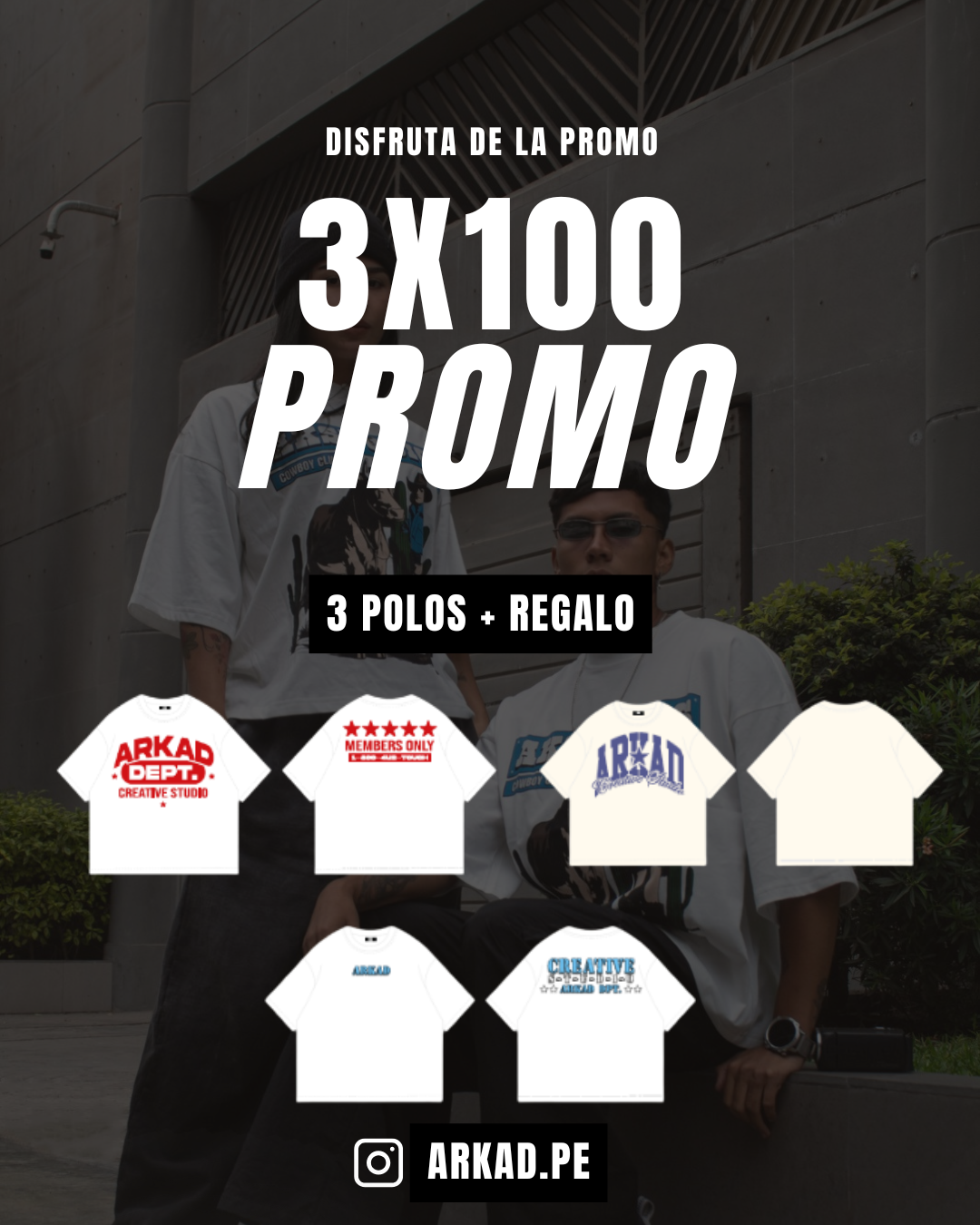 PROMO 3 POLOS + 1 REGALO