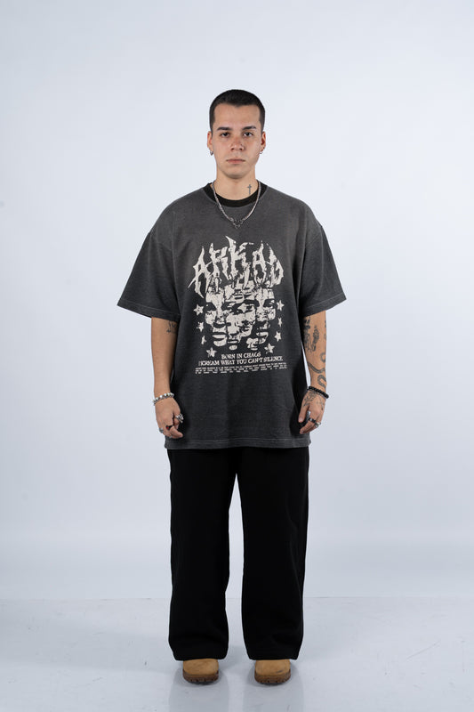 T-Shirt Silence Face