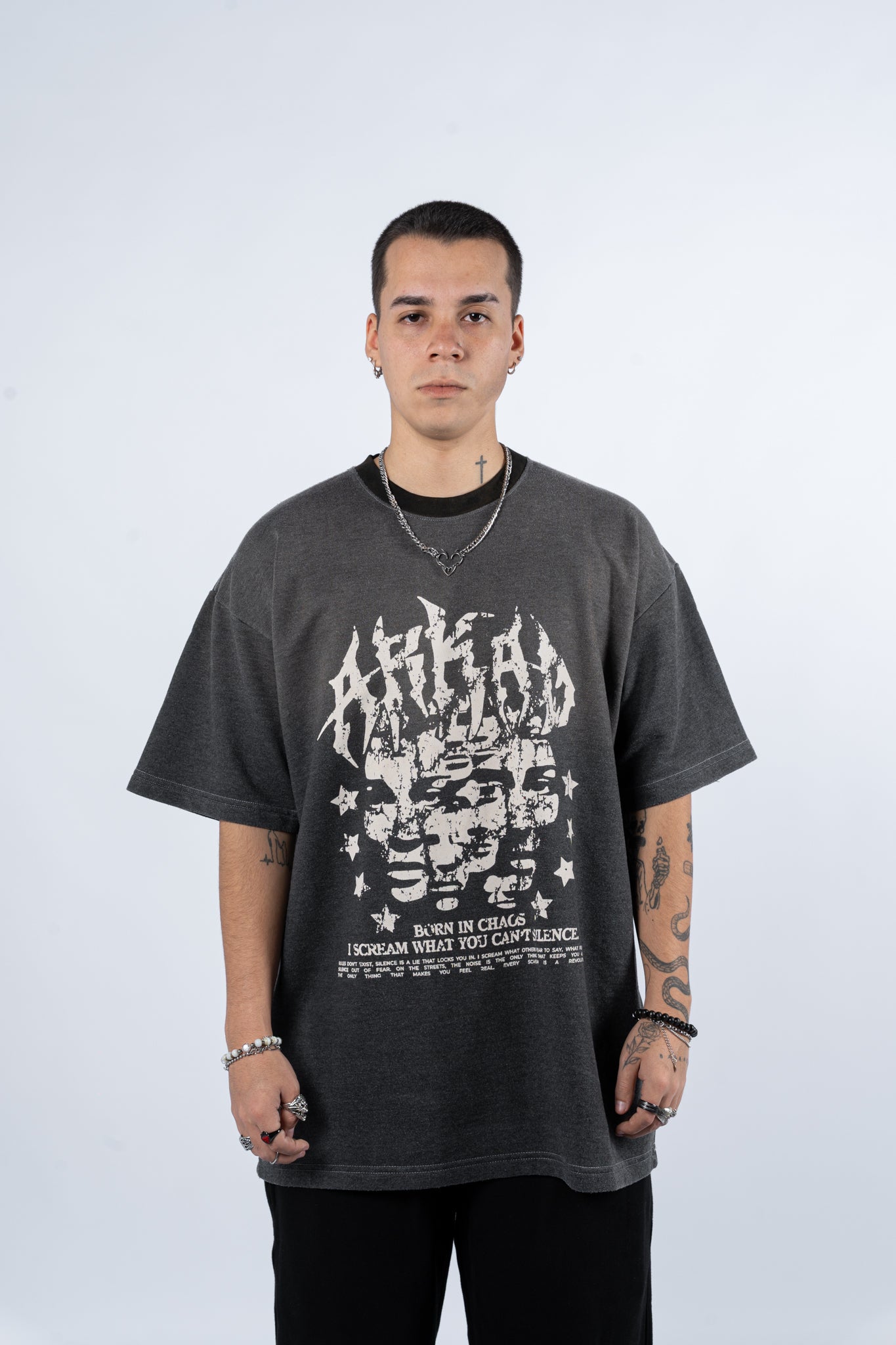 T-Shirt Silence Face
