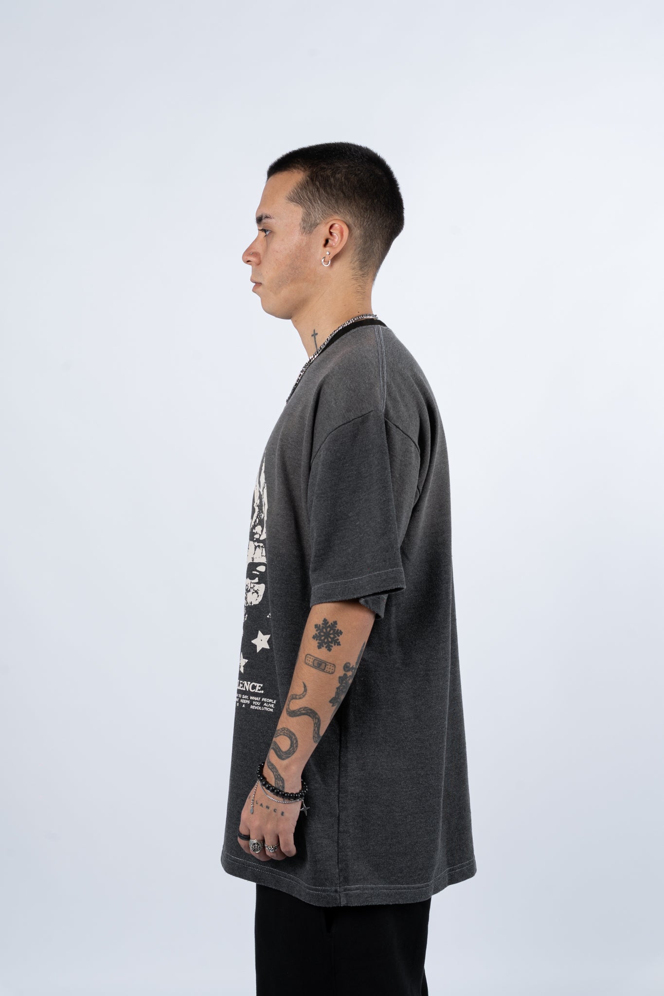 T-Shirt Silence Face