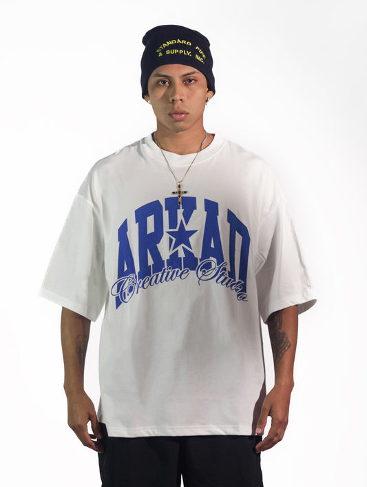 BLUE AK CREW OVERSIZE